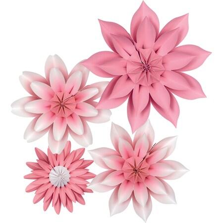 Teacher Created Resources Pink Blossoms Paper Flowers, PK4 TCR8543